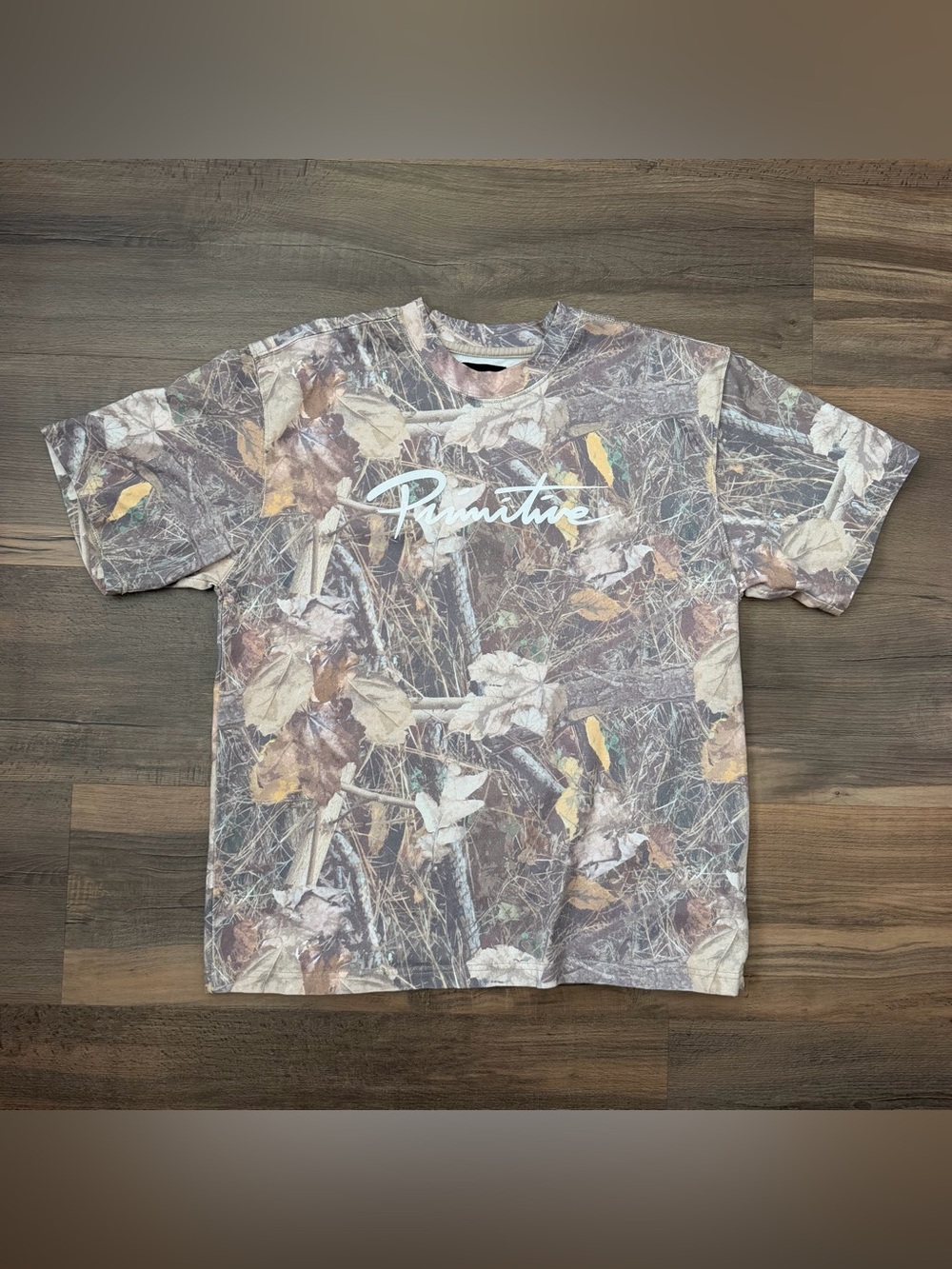 Primitive Men's Camo Heavyweight T-shirt Size Large